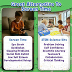 Stem Learning 9 Monthly Subscription Box Kits w/ 27 Projects - Summertime Remote School Building Toys - Science, Technology, Engineering, Mathematics - Activities for Kids Boys & Girls Ages 7-12
