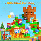 Magnetic Blocks Building Games Kids Toys for 3 4 5 6 7 8 9 10 11 12 13 Year Old Boys Girls, Magnetic Cubes Montessori Sensory Toys for Ages 3+ Travel Party Christmas Birthday Gifts