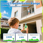 Vvinca Walkie Talkies for Kids Rechargeable Toys for Ages 5-7, Long Range 22 Channels 2 Way Kids Walkie Talkie with Flashlight for Camping Hiking Indoor Outdoor 3 4 5 6-12 Boy Girl Christmas Birthday