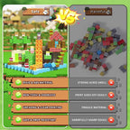 Magnetic Blocks, Magnetic Building Blocks, 3D Construction Build Toys, STEM Sensory Magnet Cubes (Multicolor-200PCS)