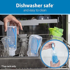 Dr. Brown's Natural Flow Anti-Colic Options+Wide-Neck Baby Bottle, 5 oz/150 mL, Level 1 Nipple, 1-Pack, 0m+