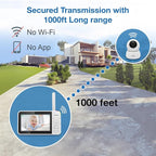 VTech VM924-2 Remote Pan-Tilt-Zoom Baby Monitor with 2 Cameras & Audio,5" LCD Screen,Up to 17Hrs Video Streaming&31Hrs Battery for Audio,Night Vision,1000ft Range,Soothing Sounds,Temperature Sensor