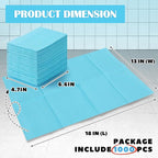 Mixweer 1000 Pcs Baby Disposable Changing Pads Quick Absorb Diaper Changing Table Pads Sanitary Liners Soft Waterproof for Baby Child Adult Pets Travel Change Stations(Blue)