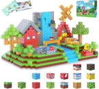 176 PCS Magnetic Blocks for Kids Ages 4-8, STEM Building Toys for 3+ Year Old Boys Girls, Magnetic Tiles Stacking Blocks Educational Preschool Toys Birthday Gifts