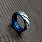 EDC Fidget Slider Fidget Toy Adult Stress Relief Metal Ratchet Ring Jewelry ADHD Recreational Fidget Toy Tactile Coin (Blue, 12)