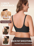 HBselect 3Pack Nursing Bras for Breastfeeding Seamless Scalloped Maternity Bras for Pregnancy Ultra Comfort Sleep Bras