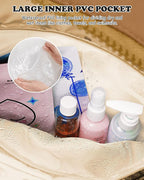 Women Trendy Stuff-Duffle Bag with Letter, Carry On Bags for Women，Overnight Bag with Wet Pocket，Lightweight Travel Bags Personalized Gym Tote with Makeup Pouch