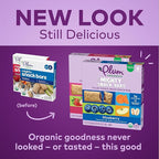 Plum Organics Mighty Snack Bars Variety Pack - Blueberry and Strawberry - 0.67 oz Bars (Pack of 48) - Organic Fruit and Vegetable Toddler Food Snack Bars