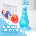 Tub Works® Kids Bath Bomb Potion™ Bath Toy, Variety 6 Pack | Nontoxic | Fizzes, Foams & Bubbles with an Eruption of Color | Interactive Bath Bombs | Fun Science Toddler Bath Toys
