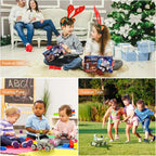 Mars Rover Remote Control Car for Boys 4-7, Space Explorers Toys RC Cars for Boys Age 8-12, Moon Rover with 2.4Ghz Remote Control, Astronaut Model, 6 Laterally Movable Wheels, Rechargeable