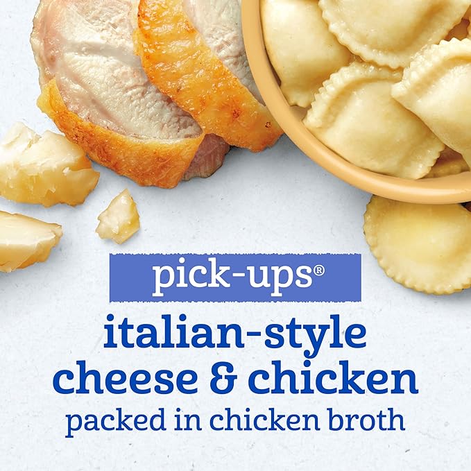 Gerber Toddler Food, Italian-Style Cheese & Chicken Ravioli Pick-Ups, 8PK