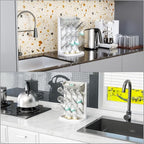 Yieach Larger Vertical Baby Bottle Drying Rack - BPA Free - Space Saving Feeding Bottles Drying Rack Holder for Countertop,Baby Bottle Holder Storage Station for Pacifiers,Pump Accessories Stand,Grey