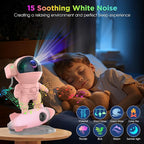 Astronaut Galaxy Projector for Bedroom, Star Projector Galaxy Light with App & Remote Control, White Noises, Bluetooth Speaker, Rocket Night Light for Kids, Ceiling, Gifts, Room Decor