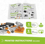 Engino STEM Kit, Learning About Dinosaurs, Building Toys for Kids 9+, STEM Projects, Learning & Education Toys, Engineering Kit, Gifts for Boys & Girls (5 Motorized Models)