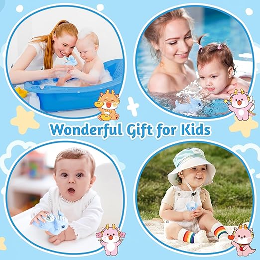 Baby Bath Thermometer – Floating Bathtub Thermometer for Newborn – Accurate Water Temperature Sensor in Fahrenheit & Celsius – Safe Bath Toy for Infants