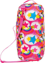 K.T.Fancy 14.5 Inch Doll Carrier Wishers Doll Travel Case Crossbody Carrier Bag Suitcase for 14.5 Inch Girl Doll Accessories with Multi-Pocket Storage Closet