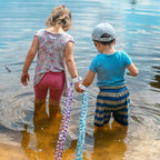 Accmor Toddler Leash with Key Lock, 2 in 1 Upgraded Anti Lost Wrist Link, 2 Packs Reflective Baby Leash with 360 Degree Rotating Connector and Adjustable Bracelet for Boys Girls Outdoor Travel, 6.56ft