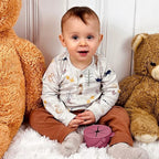 Snack Cups for Toddlers, Baby Snack Containers, Silicone Toddler Snack Cups No Spill, Food Catcher with Lid & Bucket-like Handle, BPA Free & Dishwasher Safe, 9 Ounce Rose