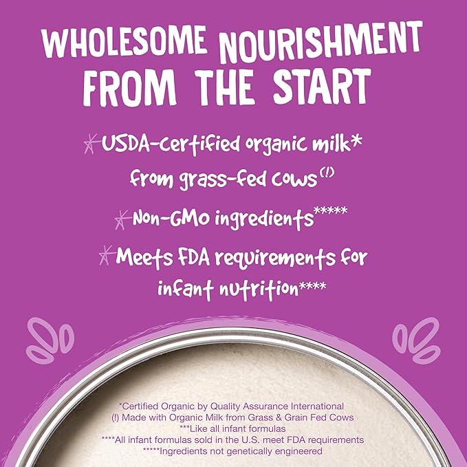 Earth's Best Organic Sensitivity Infant Formula, Babies 0-12 Months, Reduced Lactose, Iron, Omega-3 DHA, Omega-6 ARA, Organic Baby Formula, 21 Ounce Container