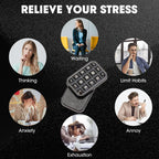 Fidget Slider for Adults - Brick Slider Metal Fidget Toys, Anxiety/ADHD/Annoy Relieving EDC Metal Fidget, Stress Reducing Toy - Gift for Adults & Teen (Black)