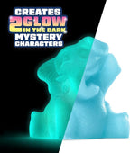 Elmer's Squishies Kids’ DIY Activity Kit, Glow in the Dark Toy Kit, Creates 2 Mystery Characters, 13-Piece Set, Ages 6+