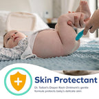 Dr. Talbot's Baby Diaper Rash Ointment - 2 oz - Zinc Oxide Skin Protectant with Peruvian Balsam - Treats and Prevents Rash