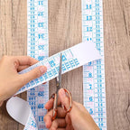 Tatuo Growth Chart Wall Labels Height Indicator Tape Ruler Growth Chart Decor Height Indicator Adhesive Ruler for Home Room Measuring(Blue)