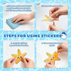 UNEEDE Kids Bathtub Mat with 24PCS Non Slip Bathtub Stickers, Non Slip Shower Mat for Toddlers, Washable Anti Slip Tub Surface, Soft Rubber Mat for Bathtub Shower, Waterproof Bathtub Essentials