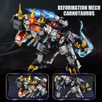 STEM 2 in 1 Carnotaurus Dinosaur Building Kits, Compatible with Dinosaur Set, Transforming Mech Robot Building Sets for Adults, Educational Gift Toy for Kids Boys 6-10 (507 PCS)