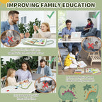 Toddler Busy Board for 1 2 3 4 Year Old - Montessori Busy Book Travel Toys Sensory Board Educational Activity Book for Learning Fine Motor Skills, Gifts for Girls Boys Toddler 1+ Years Old