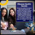 LINGO Earth Observer STEM Coding Kit - Build & Code Your Own Satellite to Monitor Earth's Climate from Space - Science Kits for Ages 13+ Years for Birthdays & Holidays