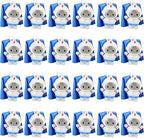 ArtCreativity 24-Pack / 2" Mini Astronaut Paratroopers – Durable Parachute Toys for Kids – Space-Themed Party Favors, Astronaut Piñata Fillers, and Goodie Bag Toys