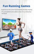 HDMI Musical Electronic Dance mat with a Camera, a 64G Large Memory Card, Including 1000 Games,650 Songs,81 Music Videos,for Single/Double Users, a Luxurious Gift for Boys and Girls