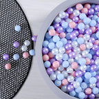 GOGOSO Ball Pits Balls for Toddlers Pack of 50 100 200 Plastics Shape Ball Non-Phthalate Non-BPA Non-Toxic 2.2-Inch Crush Proof Play Balls