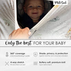 Milk Snob ORIGINAL Star Wars 5-in-1 Cover, Little Galaxy, Added Privacy for Breastfeeding, Baby Car Seat, Carrier, Stroller, High Chair, Shopping Cart, Lounger Canopy - Newborn Essentials, Nursing Top