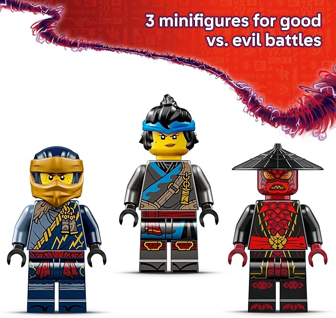 LEGO NINJAGO Rogue vs. Drix Race Car Duel Building Toy for Preschool Kids - Ninja Toy with Starter Brick for Boys & Girls, 4+ - Gift Idea for Birthdays & Dragons Rising Fans - 71840