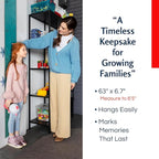 Personalized Wooden Growth Chart for Kids – Wall Height Ruler for Child Growth Tracking – Wooden Height Chart for Boys & Girls, Nursery & Home Decor Multiple Sizes & Colors