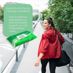 TenderProtect® Basic Adult Wipes, Large 8” x 10”, Super Soft Wash Cloths for Skin Cleansing, Everyday Wipes for Adults and Babies, Incontinence Care, Unscented & Hypoallergenic, 50 count(1 pk of 50)