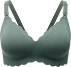 Momcozy Nursing Bras for Breastfeeding, Seamless Pregnancy Maternity Bra Wireless Classic Jelly Strip Support Nursing Bra