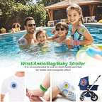 240Pcs Mosquito Patches Stickers, Individually Wrapped Natural Plant Based Mosquito Stickers for Kids Adult Outdoor Hiking, Camping, Travel