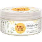 Burt's Bees Mama Belly Butter Stretch Mark Cream for Pregnancy Massages Body & Reduces Scar Appearance, Prenatal & Postnatal Tummy Skin Care, Shea Butter & Vitamin E Rich Formula, 6.5 Oz (Pack of 3)