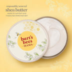 Burt's Bees Mama Belly Butter Stretch Mark Cream for Pregnancy Massages Body & Reduces Scar Appearance, Prenatal & Postnatal Tummy Skin Care, Shea Butter & Vitamin E Rich Formula, 6.5 Oz Tub
