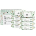 The Honest Company Clean Conscious Multi-Use Wipes | Hypoallergenic + Unscented for Sensitive Skin | Over 99% Water, Compostable, Plant Based, Baby Wipes | Geo Mood, 576 Count