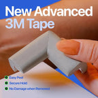 Sharp Edge & 16.2ft Furniture Safety Guards | Protective Foam Cushion | 15ft Bumper 4 Adhesive Childsafe Corners | Baby Child Proofing Foam Set and Safe for Table, Fireplace, Countertop | Gray