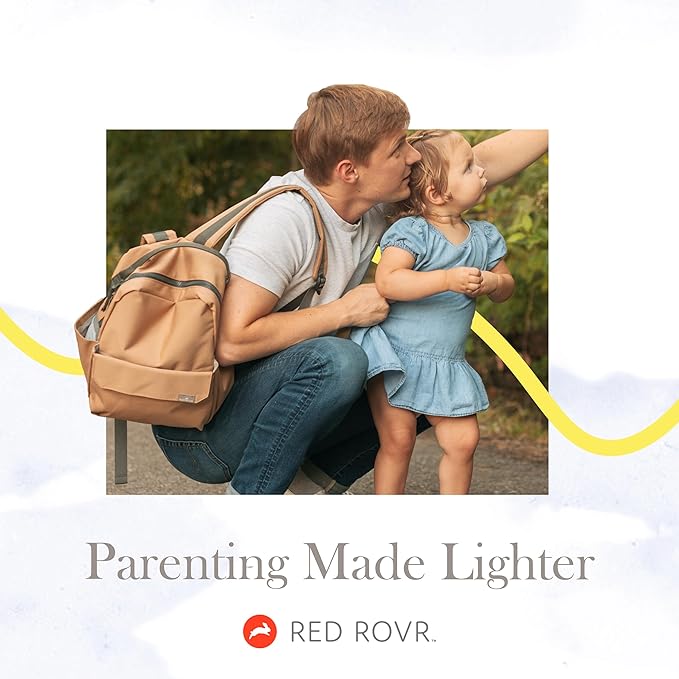 RED ROVR Mini Roo Lightweight Backpack | 6 pockets for everyday essentials (Sage)