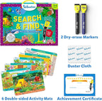 Skillmatics Search and Find Educational Game - Reusable Preschool Learning Activities, Perfect for Toddlers & Kids Who Love Toys, Art & Crafts, Builds Vocabulary, Gifts for Ages 3, 4, 5, 6