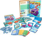 Genius Games Peptide: A Protein Building Game | A Strategy Card Game with Accurate Science for Gamers and Teachers | Teaches Amino Acids, mRNA, Organelles