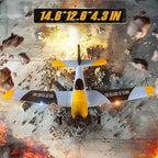 BEZGAR 3 Channel RC Plane, Drones for Kids, 6-axis Gyro Remote Control Airplane, RC Helicopter, Easy Control for Beginners Toys with Colorful LED Navigation Lights