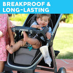 Chicco Duo Newborn Hybrid Baby Bottle Starter Gift Set with Invinci-Glass Inside and Plastic Outside | Dishwasher, Bottle Warmer, and Electric Sterilizer Safe | Intui-Latch Nipple | Clear/Pink