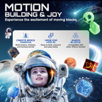 181 PCS Magnetic Blocks | Magnetic Building Blocks for Kids Age 3+ | Exclusive Magnetic Space Cubes with Custom LED | Magnet Blocks for Boys & Girls, STEM Sensory Educational Gift
